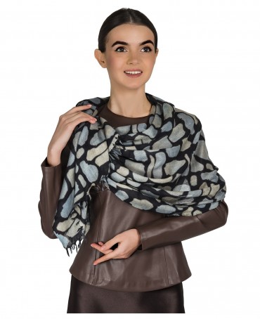 Палантин Женский W40-PIERRES/VERT.NOIR